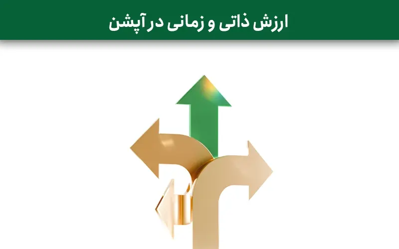 ارزش ذاتی و ارزش زمانی در اختیار معامله