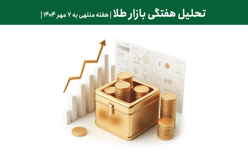 تحلیل هفتگی بازار طلا، هفته منتهی به دوشنبه ۷ مهر ۱۴۰۴