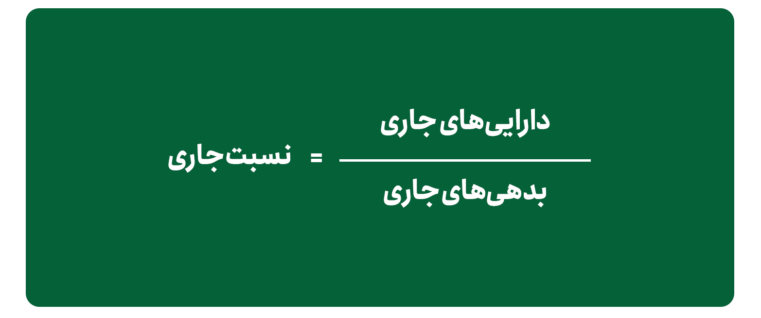 فرمول نسبت جاری